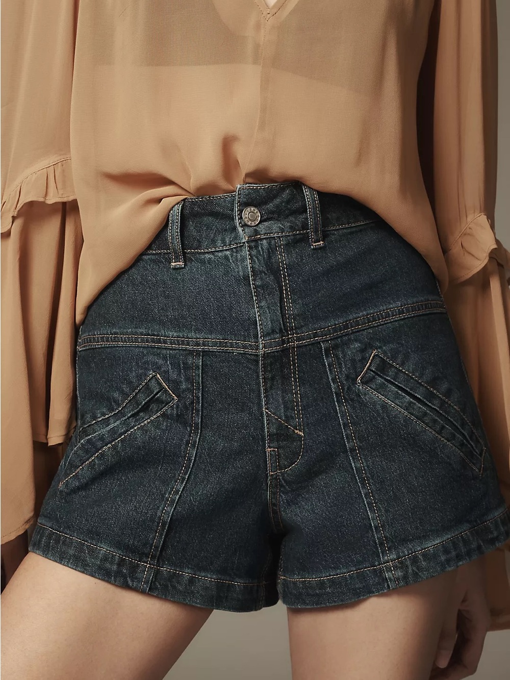 NWT Anthropologie Unpublished High Rise Nora Short sz 29